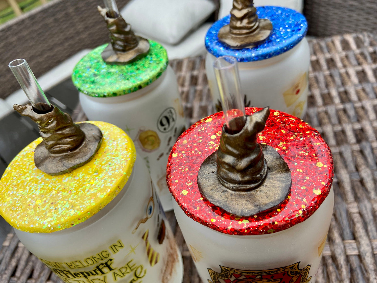Wizard House Sublimation Glass tumbler