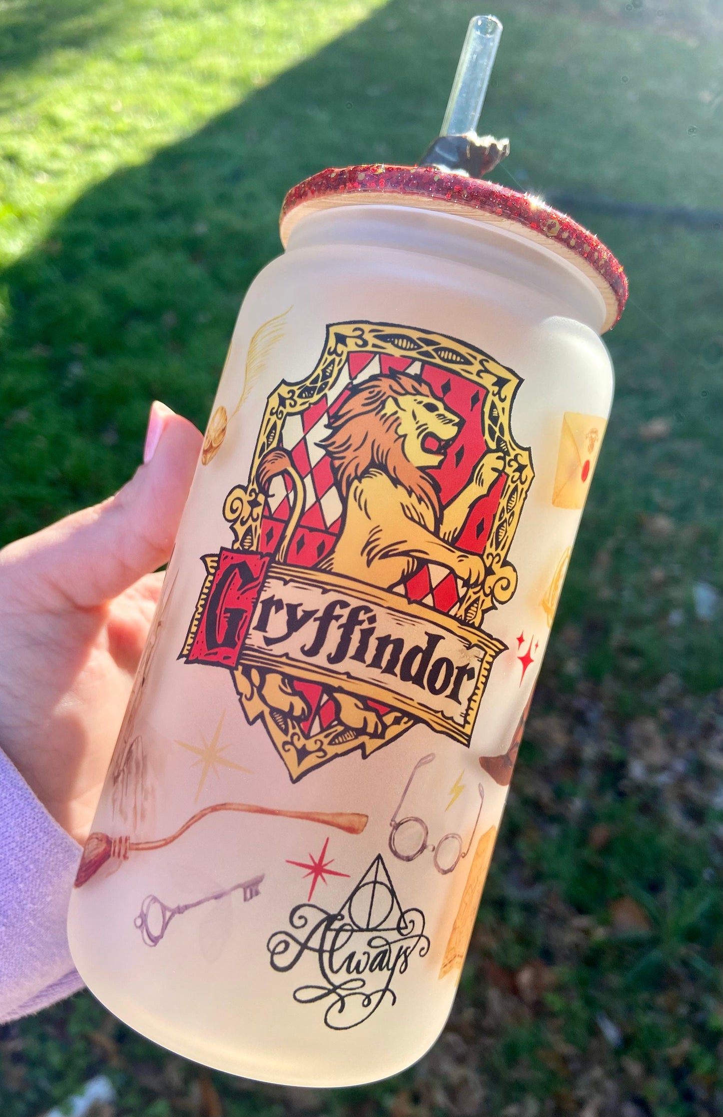 Wizard House Sublimation Glass tumbler