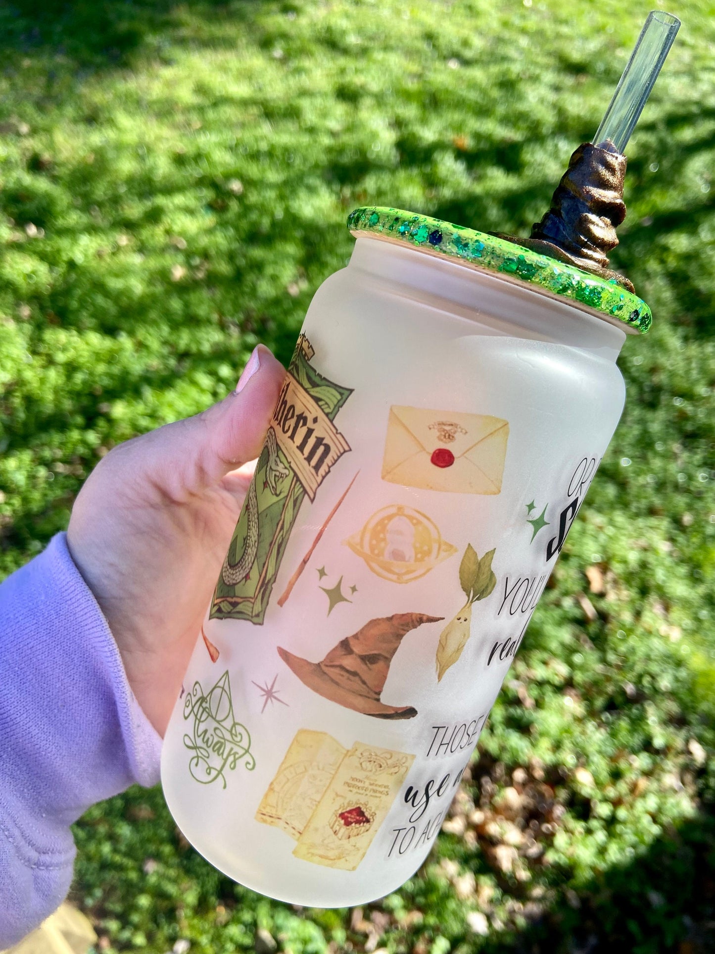Wizard House Sublimation Glass tumbler