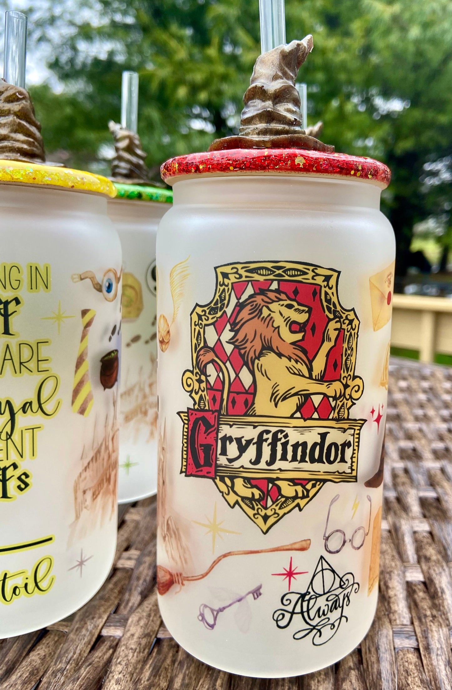 Wizard House Sublimation Glass tumbler