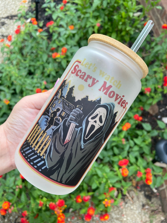 Scary Movie frosted tumbler