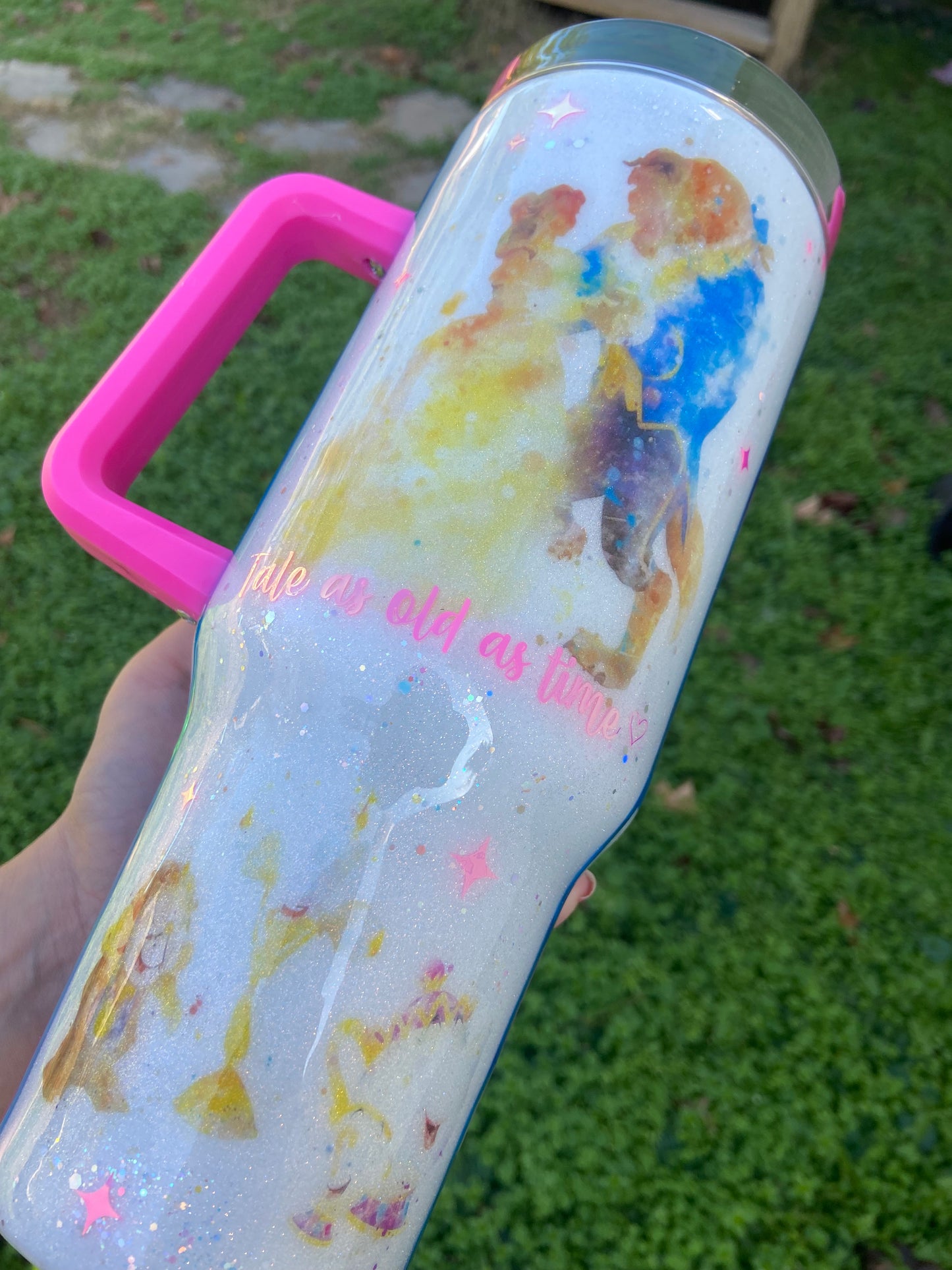 Beauty and the Beast tumbler