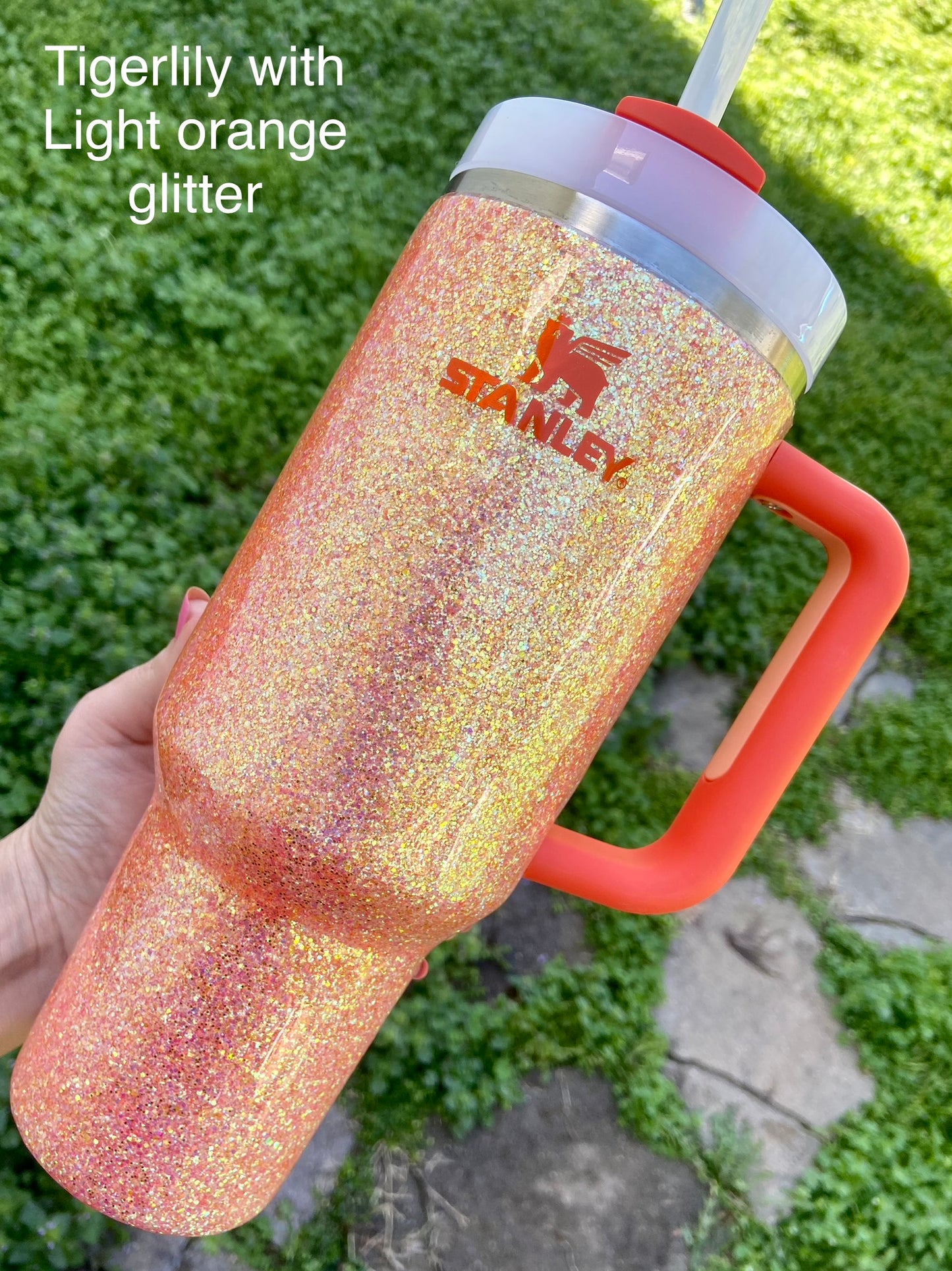 Custom Glittered Stanley