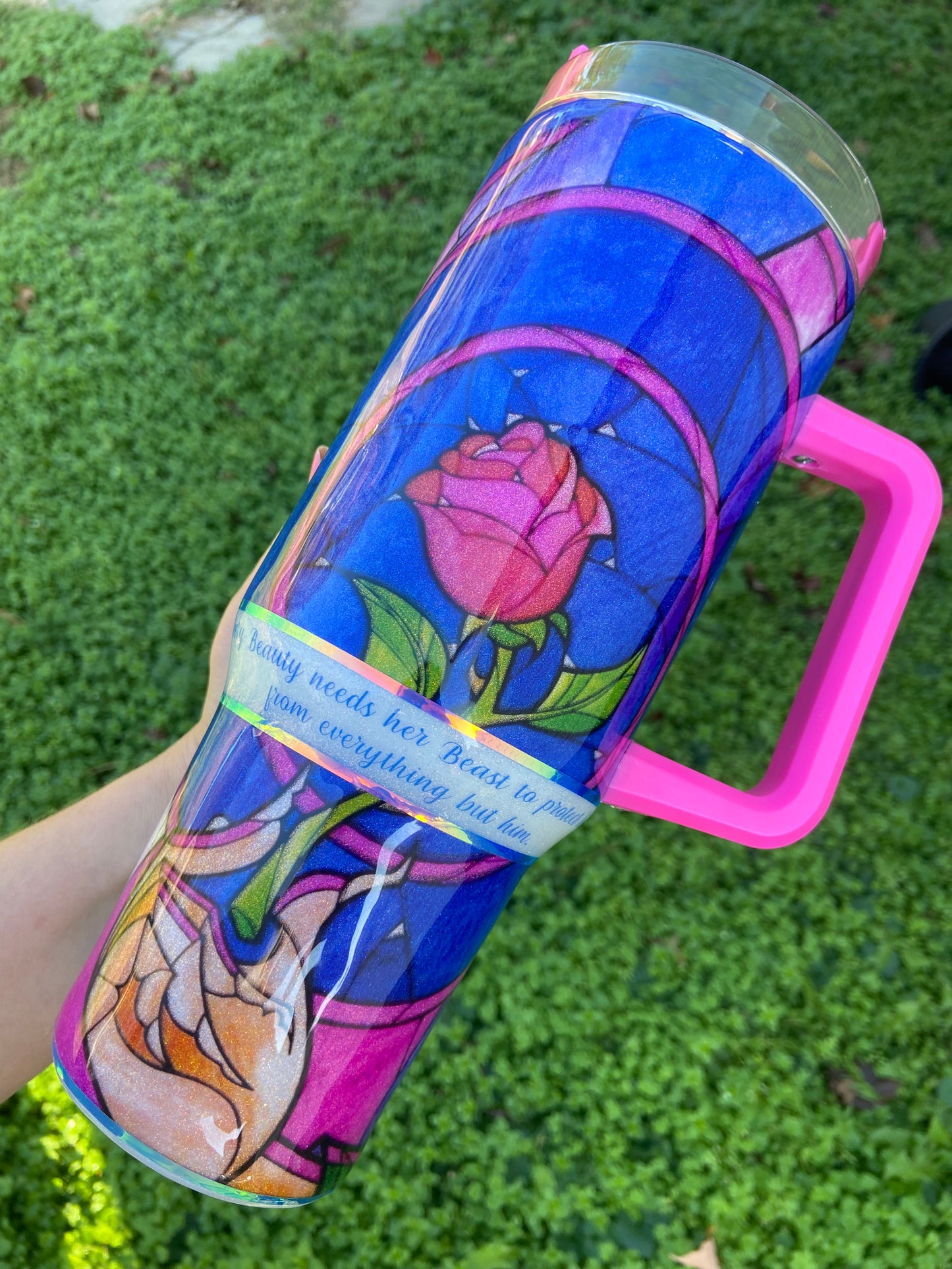 Beauty and the Beast tumbler