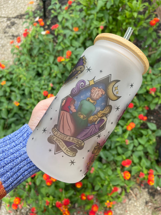 Hocus Pocus frosted tumbler