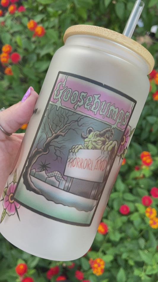 Goosebumps frosted tumbler