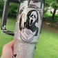 Ghostface 30oz handle tumbler - Silver