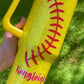 Softball tumbler