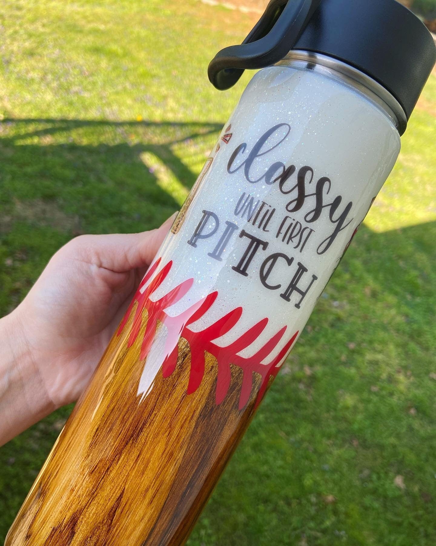 Baseball Mama 25oz tumbler