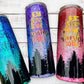 If the stars were made to worship/glitter tumbler