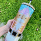 Nutcracker glitter tumbler
