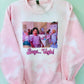 Boys… Ugh! Crewneck pink bleached sweater